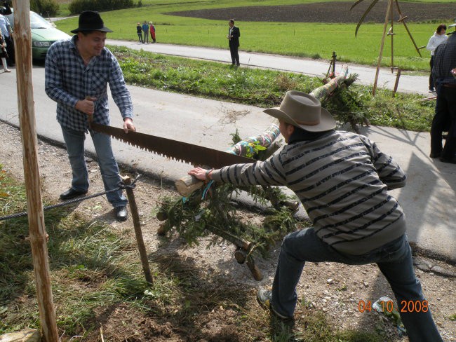 Šranganje Petra in Matevž - 4.10.2008 - foto povečava