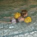 krožno plavanje v otroškem bazenčku
