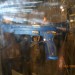 SIG Sauer plava pištola z pravim zlatom - Real Steel