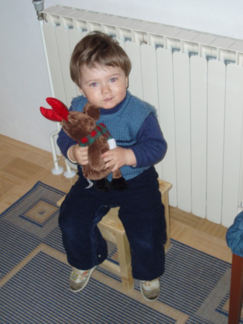 Jaz in Rudolf.