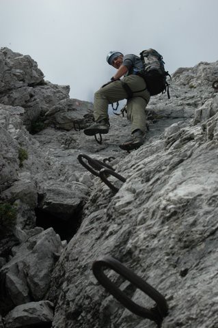 Ferrata na Križ z Okrešlja