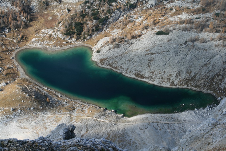 Jezero v Ledvicah z Malej Zelenaricy