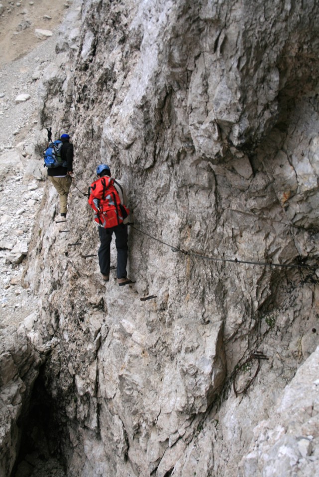 Ferrata w Turskim žlebie