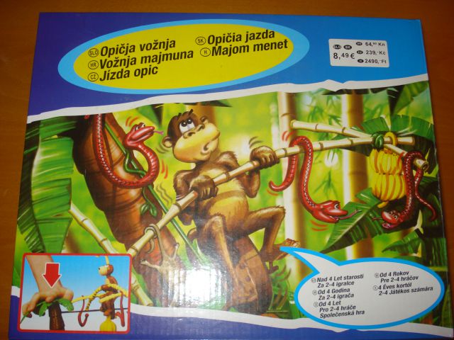 Igrica Opičja vožnja, cena 3 eur