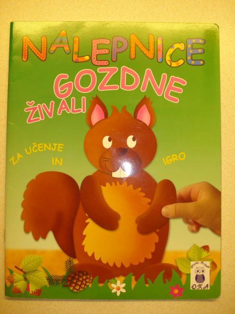 Podarim ob nakupu ene izmed kjigic serije nalepnice