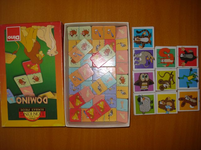 Domino Levji kralj in Spomin Krtek, cena 2 eur