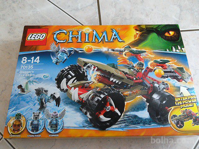 Lego CHIMA Craggerjev ognjeni udarnik 70135, CENA 38 EUR