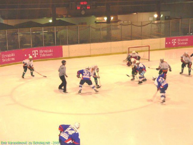 KHL Zagreb : HS Olimpija  6:5 (3:0,1:4,2:1) - - foto