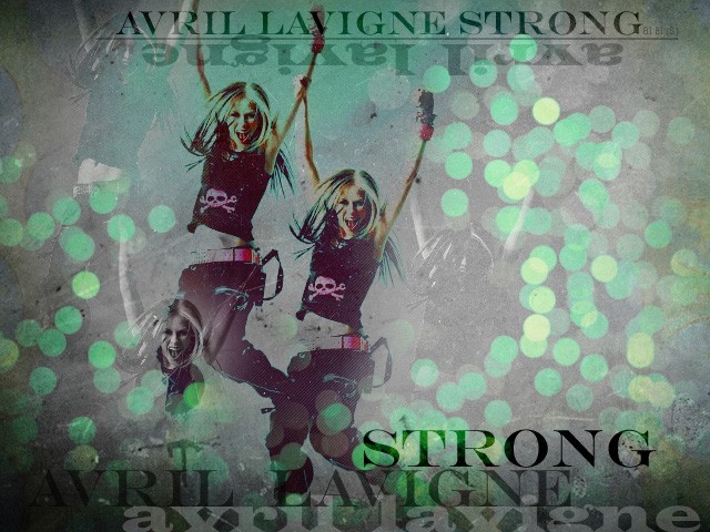 Avril=strong!
