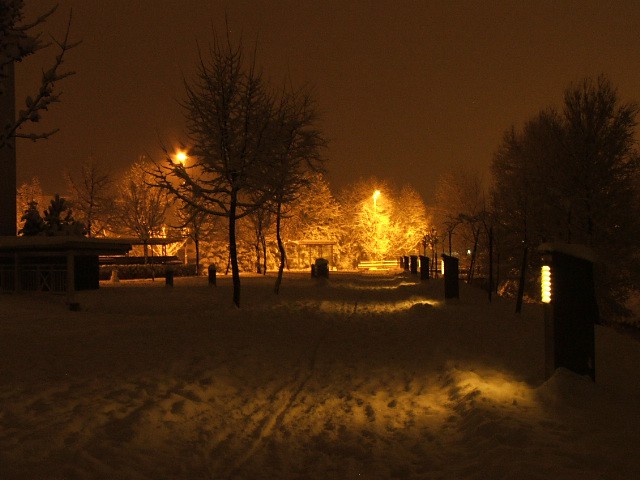 Zimski večer - foto povečava