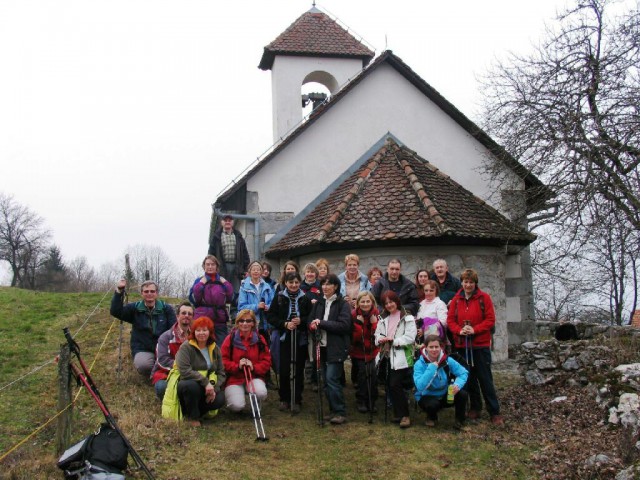 Na povratku smo se ustavili še enkrat pri Sv. Tomažu nad Planinco