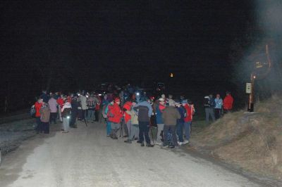 Štirna in čudovita smerna tabla enkrat letno v svoje okrilje sprejmeta nočne pohodnike na 