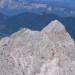 To pa je že posnetek z vrha (2740 m), pod nama Špik (2472 m)