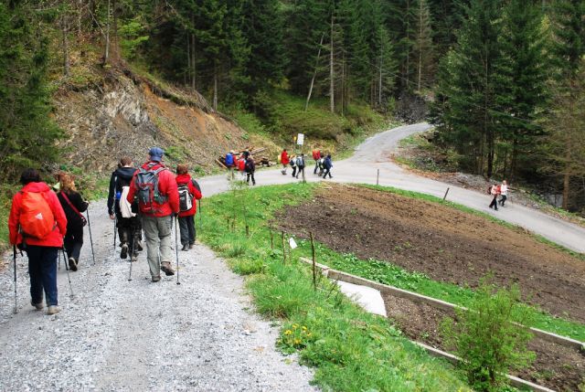 Še zadnji spust in kmalu bomo na izhodišču