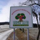 Sadna cesta in za Vesno edina sled o jagodah