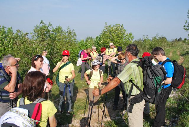 Prvi počitek kmalu po tem, ko smo zapustili gozd in prišli na travne planjave