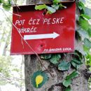 To pot smo ubrali za spust v dolino