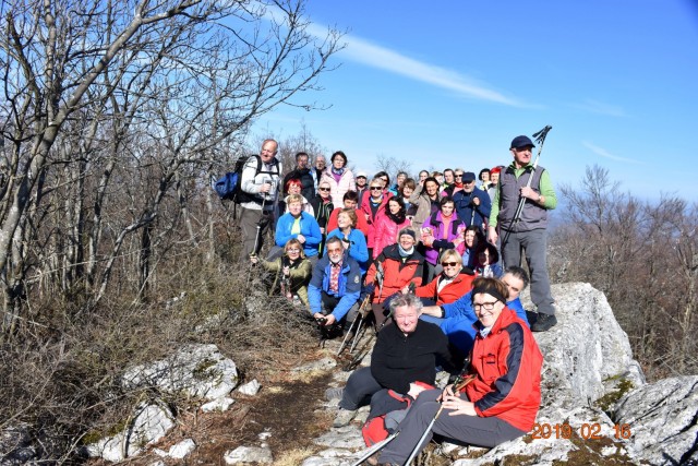 Kamni vrh in Grmada 16. 2. 2019 - foto