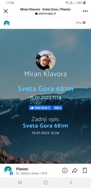 Sveta gora 15.1.2022 - foto