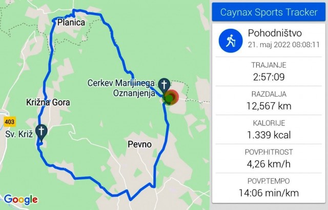 Crngrob-Križna gora 21.5.2022 - foto