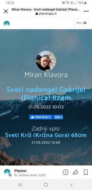 Crngrob-Križna gora 21.5.2022 - foto