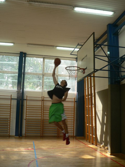 2009-09 košarkarji pri učencih OŠ Slivnica pr - foto