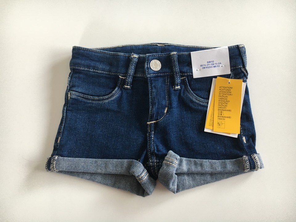 Nove HM kratke jeans hlače 92