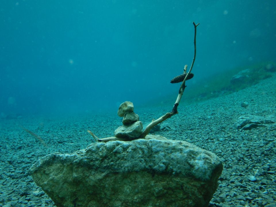 Podvodne skulpture - Grüner See 3.7.2010