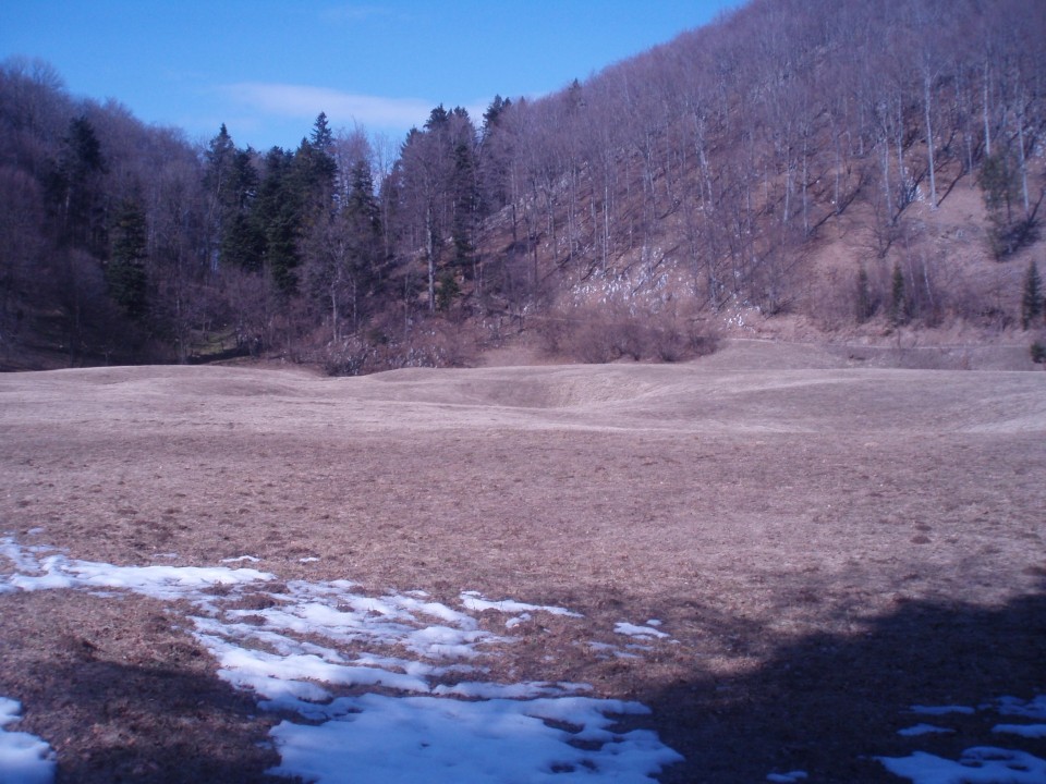 Formila-travnata jasa s kraškimi pojavi kar globoko v osrčju Boča leži na cca. 635 metrov 