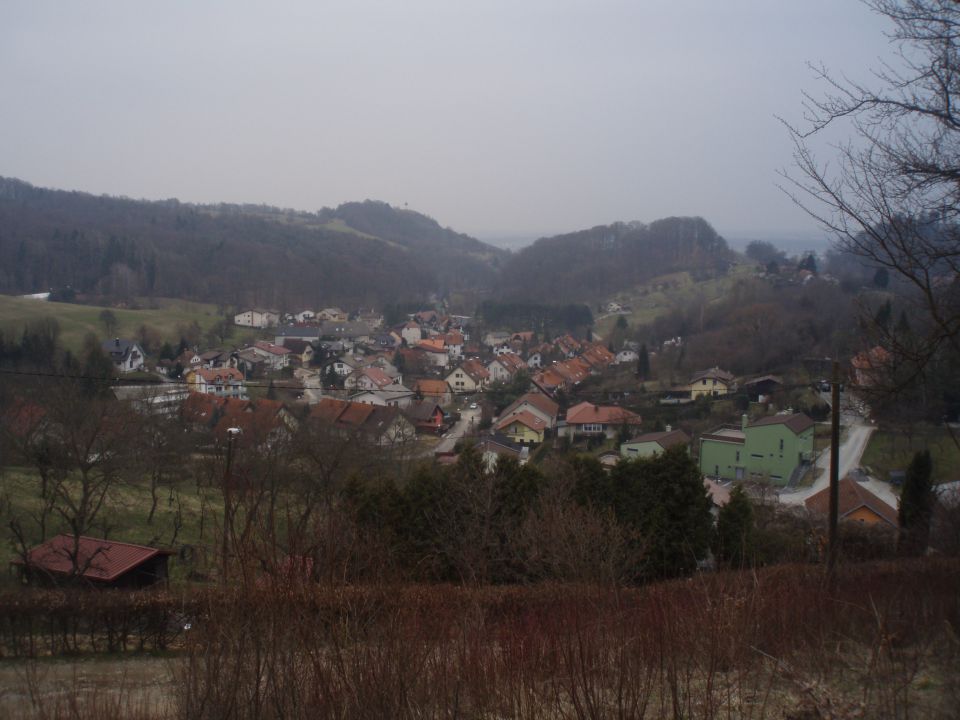 ...pogled na naselje Ribniško selo...