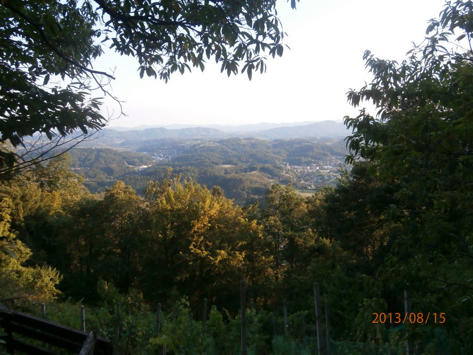 ...podaljšek poti in pogled na Rogaško Slatino