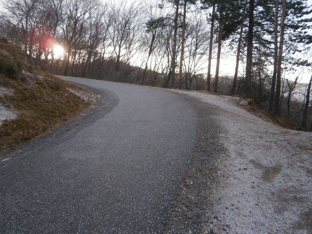 Boč/po cesti, 23.12.2013 - foto