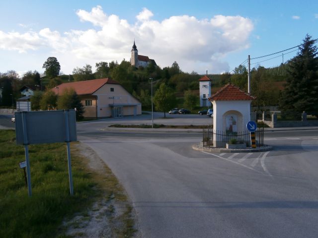 Studenice, most preko Dravinje in pogled na Sv. Lucijo