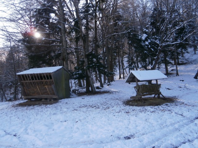 Stara Drevesnica na Boču v snegu 03.12.2017 - foto