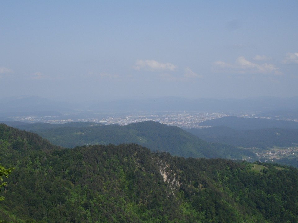 Pogled proti Ljubljani