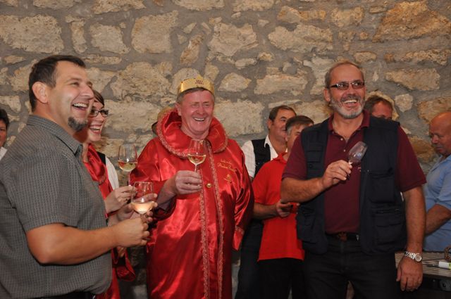 Trgatev v grajskem vinogradu 2009 - foto