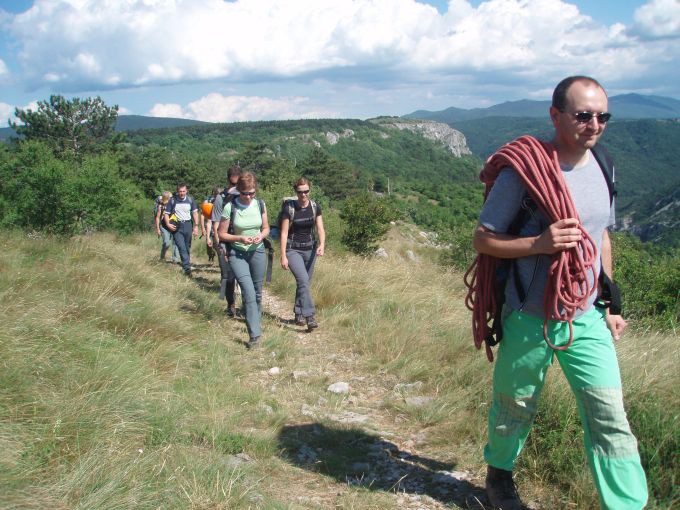 Veselo nad dolino Glinščice