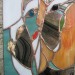 dama s ptičem 22x15  150 EUR