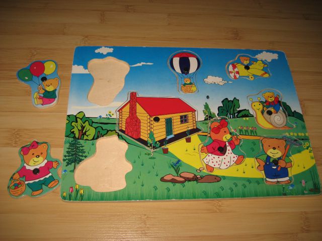 Lesena vstavljanka 5 eur