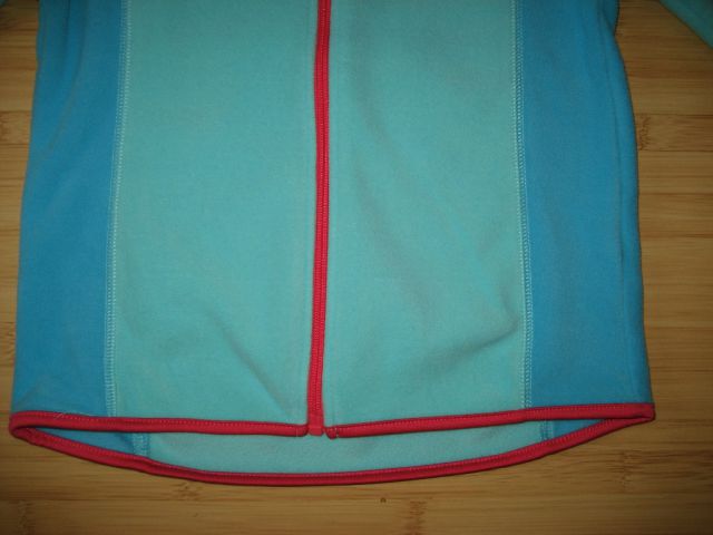 Flis, jopica, nenošen!, H&M št. 110-116, turkizen z malo modre in roza, 5 eur