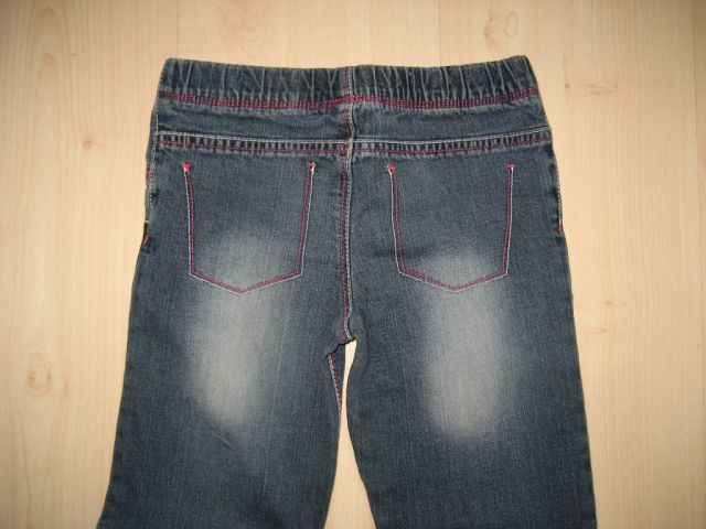 Kavbojke Denim, jeans hlače, kot pajkice , št. 116-122, 4 eur