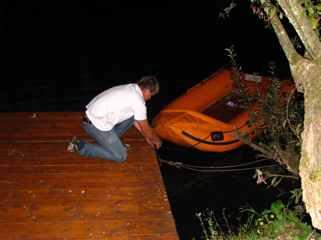 Stric Stane in oranžni čoln, 4. 10. 2011 - foto