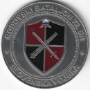 Rodovski bataljon srebrn patiniran (Ag pat)