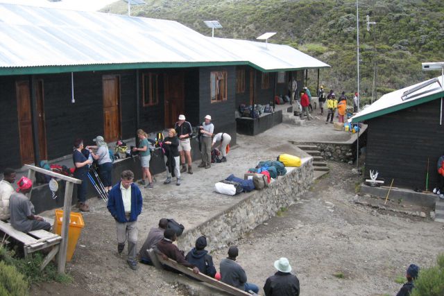 Višina 3500m, spanje