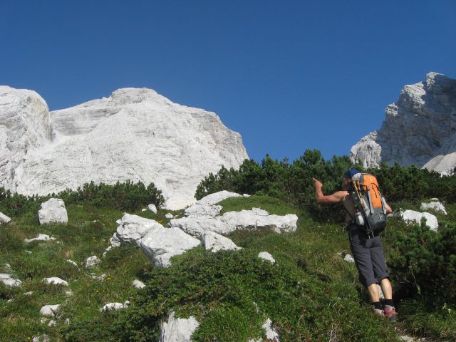 Goličica in jalovška škrbina - desno