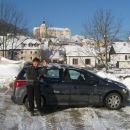 Parkirava kr v Puštalu, mrzlo, -8