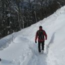 koča je bila nabito polna, oddirkava nazaj ...