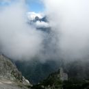 luknja peč, spodaj materhorn