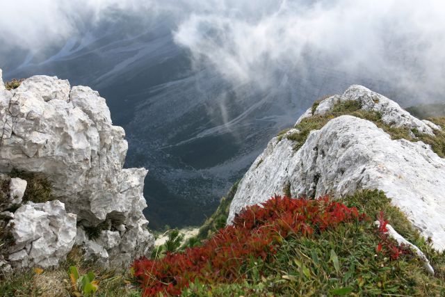 Bovški Gamsovec čez Luknjo,  24.09.2014 - foto