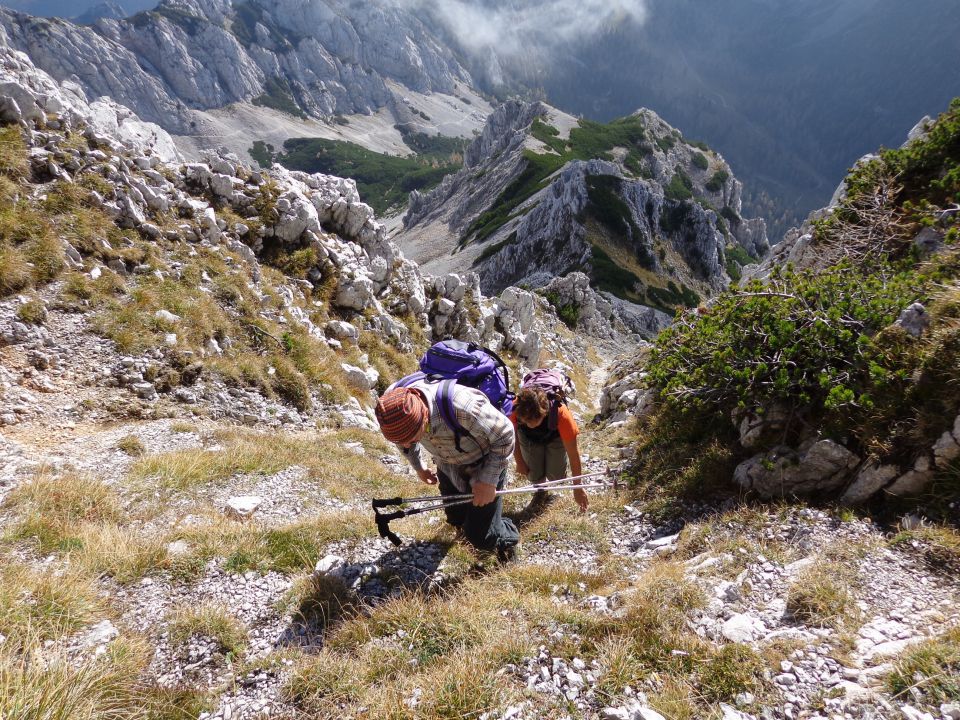 Vrtača - JV greben, 12.10.2014 - foto povečava